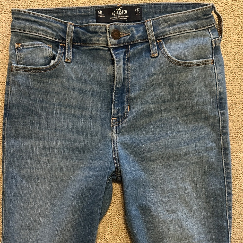 Hollister women’s Light Blue flare jeans